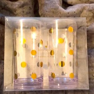 Kate Spade Glassware. Never used.